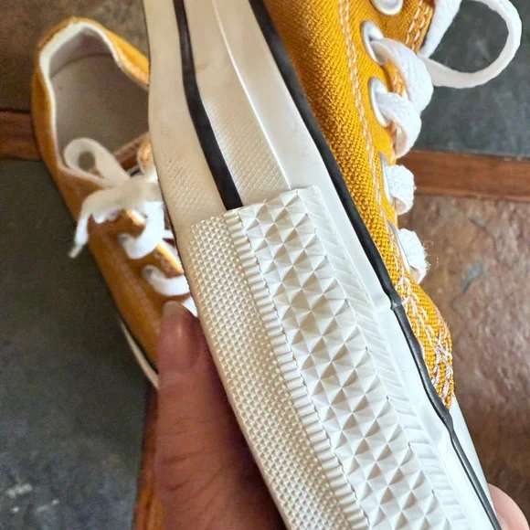 Converse Mustard Yellow Sneakers - Picture 6 of 7